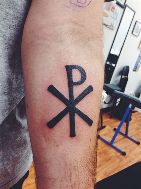 chi rho tattoo